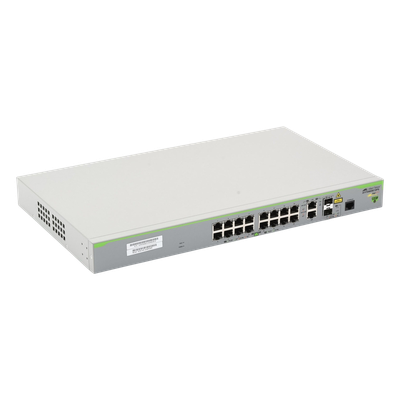 Switch PoE+ Administrable CentreCOM FS980M, Capa 3 de 16 Puertos 10/100 Mbps + 2 puertos RJ45 Gigabit/SFP Combo, 250W - Imagen 5