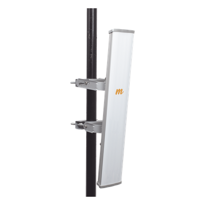Antena Sectorial MIMO 4X4 de 45 º, 4.9 - 6.4 GHz, IP55, Ganancia de 22 dBi, 4 Conectores N-hembra, Montaje y Jumper tipo N incluido. - Imagen 4