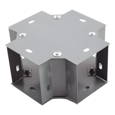 Derivación "X" 100 X 100 mm, fabricado en lámina de acero al carbón 