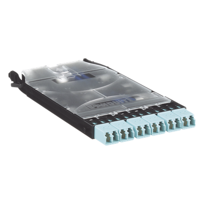 Cassette HD Flex? Con 6 Puertos LC Duplex (12 Fibras), Para Fibra Multimodo OM3, Color Azul - Imagen 4