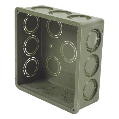Caja Cuadrada de 1/2" - 3/4" para PVC Conduti Pesado. - Imagen 3