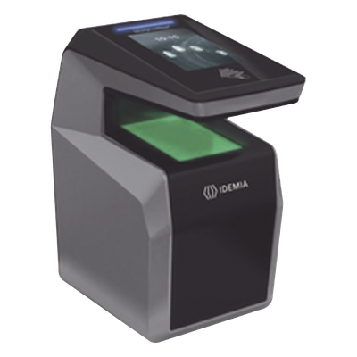 Lector de huella MorphoWave Compact MD/ IP65 / PoE, MIFARE / DESFire.