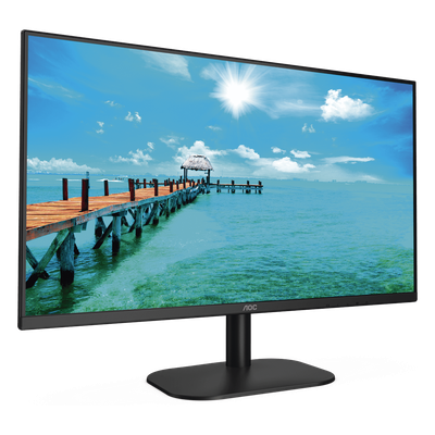 Monitor LED de 27" VESA, Resolución 1920 x 1080 Pixeles, Entradas de Video VGA / HDMI. Panel IPS LCD Backlight LED. Ultra Delgado - Imagen 3