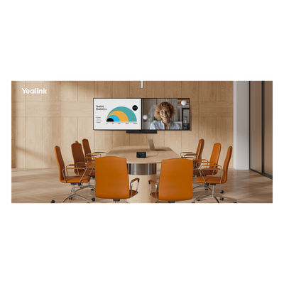 Barra de Videoconferencia Yealink A40 para Salas Medianas con Android Integrado para Microsoft Teams - No Requiere PC - Incluye Panel Touch - Imagen 8