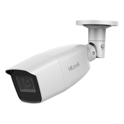 Bala TURBOHD 2 Megapíxel (1080p) / Lente Var. 2.8 a 12 mm / CLIMAS EXTREMOS / IR EXIR Inteligente 40 mts / Exterior IP66 / TVI-AHD-CVI-CVBS / dWDR