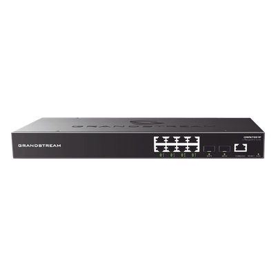 Switch Gigabit Administrable / 8 puertos 10/100/1000 Mbps + 2 Puertos SFP Uplink / Compatible con GWN Cloud.