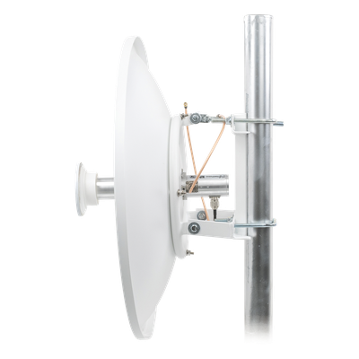 Antena Direccional de alto rendimiento / diámetro de 60 cm / 4.9-6.4 GHz / Ganancia 30 dBi / SLANT de 45 ° y 90 ° / Ideal para 30 km / Conector N-Hembra / Montaje y jumpers incluidos. - Imagen 5