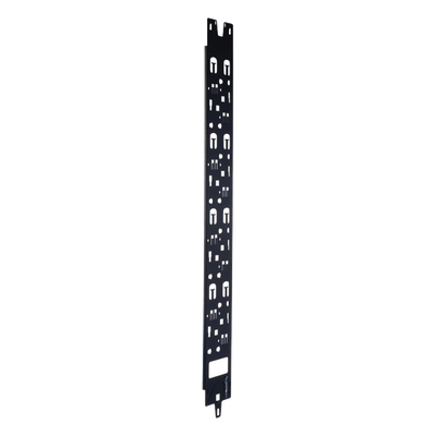 Panel Administrador de Cables Vertical para Gabinete FlexFusion™ de 42RU, Acepta Anillos en D, Anillos S1DR, S2DR y L; S1LR, S2LR, Color Negro - Imagen 3