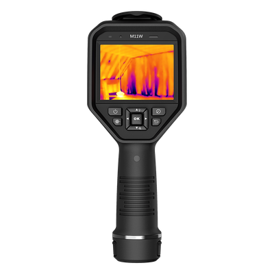 M11W - Cámara Termográfica Portátil con Campo de Visión Amplio / Resolución Térmica 192 x 144 (SuperIR 384 x 288) / Cámara Visual 8MP / FOV 37.2°×27.8° / Rango de -20°C a 550°C / Panta