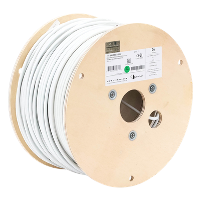 Bobina de Cable Blindado F/UTP de 4 Pares, Z-MAX, Cat6A, Soporte de Aplicaciones 10GBase-T, CM, Color Blanco, 305 Metros (1000 Pies) - Imagen 7