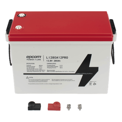 Batería de Litio Ciclo Profundo / 12.8 Vcc 280Ah (3.58 kWh) / LiFePO4 / 6000 Ciclos / Descarga 140A / Carga Rápida 100A / Solar y Marina / BMS con Corte a 11.2V - Imagen 5