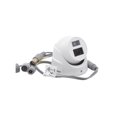 Ultra Mini Turret TURBO 2 Megapixel (1080p) / Gran Angular / Lente 2.8 mm / 20 mts IR EXIR / Exterior IP67 / 4 Tecnologías (TVI / AHD / CVBS) / dWDR / Color Blanco - Imagen 8