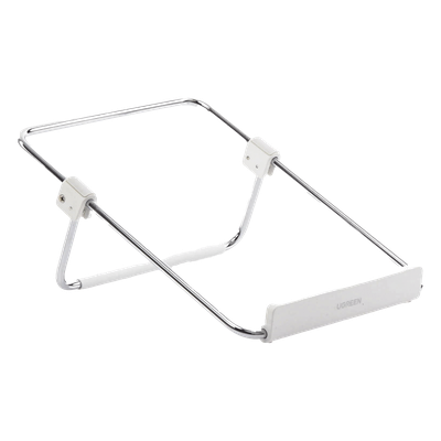 Soporte para Laptop / Plegable / Ajustable de 87 a 131 mm / Amplia compatibilidad 11''-16'' / Capacidad de carga 20 KG / Antideslizante /  Ultra Ligero / Metal / ABS / Silicona / Color Plata