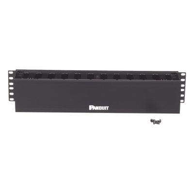 Organizador de Cables Horizontal PatchLink, Sencillo (Solo Frontal), Para Rack de 19in, 2UR - Imagen 6