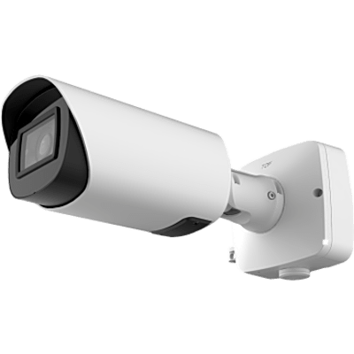 Cámara AI Motorized Pro Bullet Plus Network / 4K 60fps / Lente Motorizado 2.8~12mm P-Iris / Sony STARVIS 2 / Super WDR 140dB / IR 80m / IP67+IK10 / Almacenamiento 1TB / VCA 2.0 / NDAA
