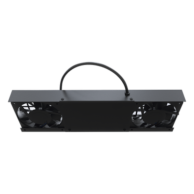 Kit de 2 Ventiladores (12 x 12 cm) con 3 Tomas de Corriente 110 Vca/50 Hz con Clavija - Imagen 4