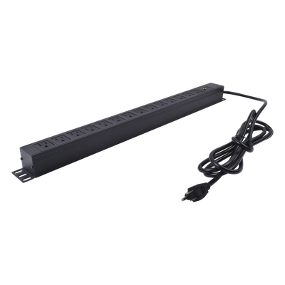 Unidad de Distribución de Energía (PDU) / 14 Tomas / 125 V / Montaje Vertical / Cable 1.90 m (6.2 ft) / Gabinete 650 mm (25.6 in) de Ancho