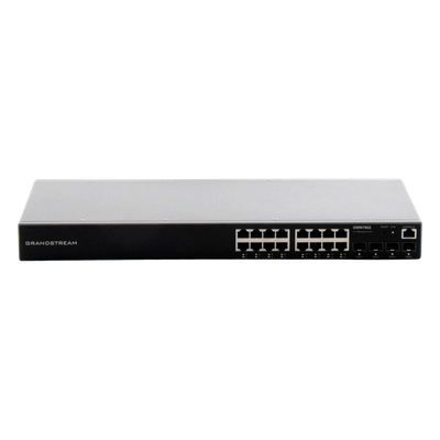 Switch Gigabit Administrable / 16 puertos 10/100/1000 Mbps + 4 Puertos SFP Uplink / Compatible con GWN Cloud. - Imagen 7