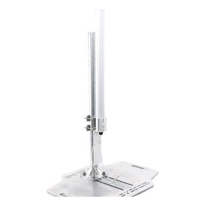 Antena Omnidireccional en 2.4 GHz, Rango de Frecuencias (2.3 - 2.5 GHz), Ganancia de 10 dBi, Doble Polaridad MIMO 2x2, Incluye Jumpers - Imagen 7