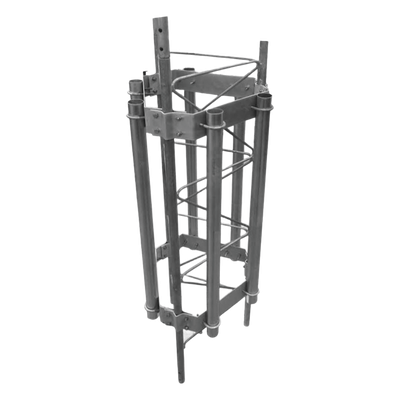 Herraje para 6 antenas sectoriales compatible con tramo STZ45G.