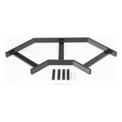 Curva Horizontal de 90° para Escalera Tubular de 1.5" de Peralte y 12" de Ancho, Acabado con Pintura Epóxica Color Negro, Incluye Coples y Tornillería - Imagen 6