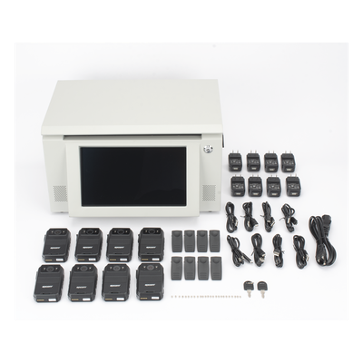 Kit de descarga simultanea para Bodycam | Estación de descarga XMRA8R3 | 8 X Bodycam XMRR3 - Imagen 5