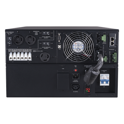 UPS de 10000 VA/10000 W, Online Doble Conversión, 200 - 240 Vac de Entrada, 200 - 240 Vac de Salida, Terminal Hardwired, Onda Senoidal Pura, Torre o Rack de 6 UR, Con 3 Tomas NEMA L6-30R - Imagen 5
