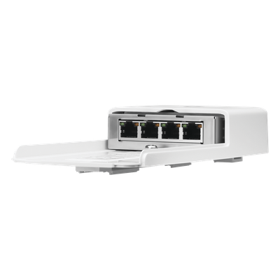 Switch PoE 24 V de Paso para Exterior con 4 Puertos Gigabit (1 PoE In, 3 PoE Out) NanoSwitch - Imagen 5