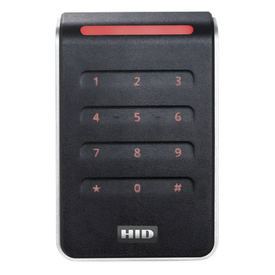 Lector de Control de Acceso / Teclado Capacitivo 2x6 / Multitecnología SEOS / Wiegand y OSDP / 3.16 x 4.79 x 0.85 pulgadas / 12 VCC