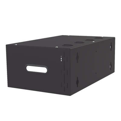 Gabinete para Montaje en Pared liviano, 4 Unidades de rack, Profundidad máxima de trabajo 250 mm, Se envía el Gabinete Armado. - Imagen 3