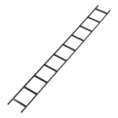 Escalera Tubular de 1.5" de Peralte y 12" de Ancho y 3.05 Metros de Largo, Pintura Epóxica Color Negro, Ideal Para Utilizarse en Centros de Datos o Cuartos de Telecomunicacionesl, incluye Coples y Tornillería - Imagen 3