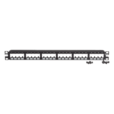Panel de Parcheo Modular Mini-Com (Sin Conectores), Plano de Instalación al Ras, Sin Blindaje, de 24 Puertos, 1UR - Imagen 5