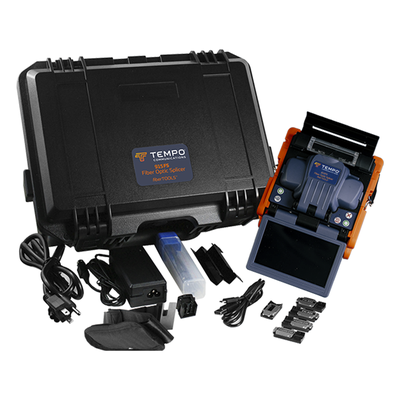 Fusionadora de Fibra Óptica de Alineación Activa por Revestimiento con 4 Motores con Pérdida Típica (SM); 0.02 dB (MM); 0.04 dB) con Pantalla Touch / Capacitación Básica Virtual Gratuita - Imagen 6