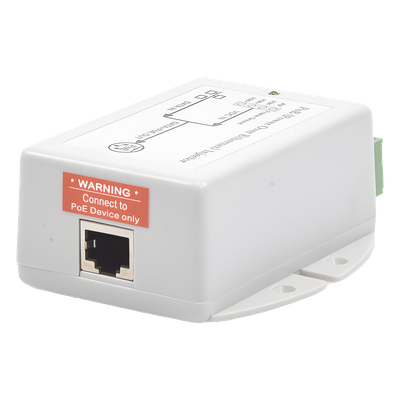 Inyector POE para Aplicación Solar, Entrada 9-36 Vcc, Salida Pasivo en 24 Vcc 10/100/1000 Mbps, Hasta 19 Watts - Imagen 3