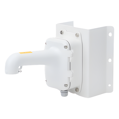 Montaje de Esquina con Caja de Conexión para Domos PTZ epcom y HIKVISION / Fabricado con Aleación de Aluminio y Acero - Imagen 6