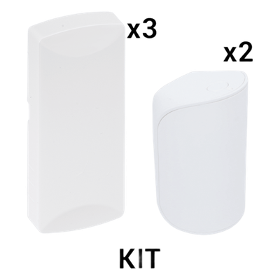 KIT Básico Sensores Inalámbricos - Incluye 3 Contactos Magnéticos y 2 PIR - Compatibles con Honeywell y PRO4GEN2