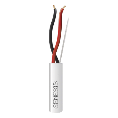 Bobina de 305 m (1000 ft) / Cable para Alarma 2x16 AWG / Riser CMR-CL3R / Blanco