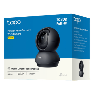 Cámara PTZ Wi-Fi Hogar / 1080p Full HD / Visión Nocturna 12 m (39.4 ft) / Detección de Personas y Llanto de Bebé / Seguimiento Automático / Audio Bidireccional / Almacenamiento microSD hasta 512 GB / Compatible Alexa y G - Imagen 3