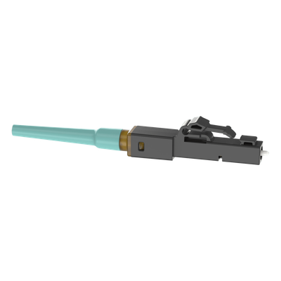 Conector LC de Empalme por Fusion OmniSplice™, Para Fibra Óptica Multimodo 50/125µm OM3/OM4/OM5, Color Aqua - Imagen 4