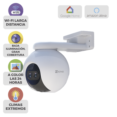 PT IP 2 Megapíxel / Lente Dual (2.8 mm y 12 mm) / Wi-Fi / Detección Humana / Visión Nocturna en Color / Cobertura Visual 360° / Notificación Push / Ranura para Memoria 512 GB - Imagen 3