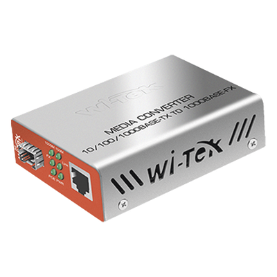 Convertidos de medios / 1 puerto RJ45 100/1000 Mbps PoE Out 802.3af/at / 1 SFP 1000Mbps / hasta 25 Km