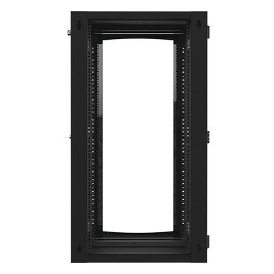 Gabinete Abatible de Pared (Con Marco Trasero) con Rack 19" de 24 Unidades. Ventana de Cristal Templado. - Imagen 3