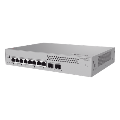 Switch de Acceso Gigabit Administrable Capa 2 / 8 puertos 10/100/1000 Mbps / 2 Puertos 10GE SFP Uplink  / ERPS / IMGP Snooping / DHCP Snooping / Administración Nube Gratis