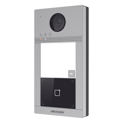 Videoportero IP 2 Megapixel / Llamada y Apertura Remota desde App Hik-Connect / PoE / Exterior IP65 + Antivandalico IK08 / 1 Departamento / Apertura con Tarjeta / Soporta 2 Puertas y hasta 6 Monitores - Imagen 4