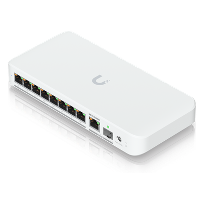 USW Flex 2.5G PoE Switch de 8 Puertos 2.5GbE PoE++, con un Puerto de Enlace Ascendente Combinado RJ45/SFP+ de 10 GbE (No incluye Adaptador ca/cc) - Imagen 5