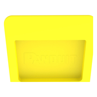 Tapa Final Para Canaletas FiberRunner™ 4x4, de Instalación a Presión, Color Amarillo - Imagen 3