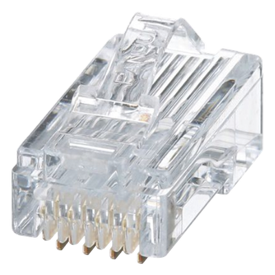 Plug RJ45 Cat5e, Para Cable UTP de Calibres 24-26 AWG, Chapado en Oro de 50 Micras, Paquete de 50 Piezas - Imagen 7