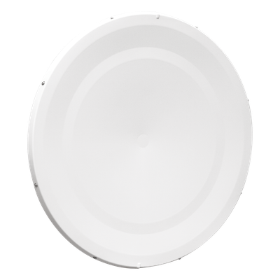 Antena Direccional de Alto Rendimiento/ Parábola profunda para mayor aislamiento al ruido  / 3 ft / 4.9 a 6.1 GHz / Ganancia de 32.1 ± 1 dBi / Soporte de acero inoxidable / polaridad en 90 ° y 45 ° / Incluye montaje.