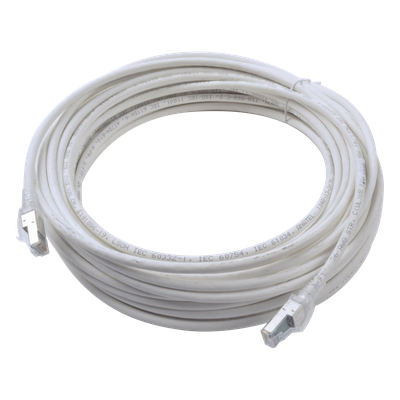 Patch Cord Z-MAX Cat6A S/FTP, CM/LS0H, 15.24 Metros (50 Pies), Color Blanco - Imagen 3