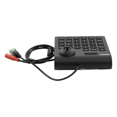 Mini Teclado controlador PTZ con pantalla LCD y joystick altamente resistente - Imagen 5